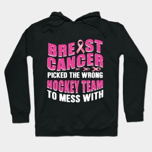 Breast Cancer Awareness Hockey Team Matching T-shi Hoodie